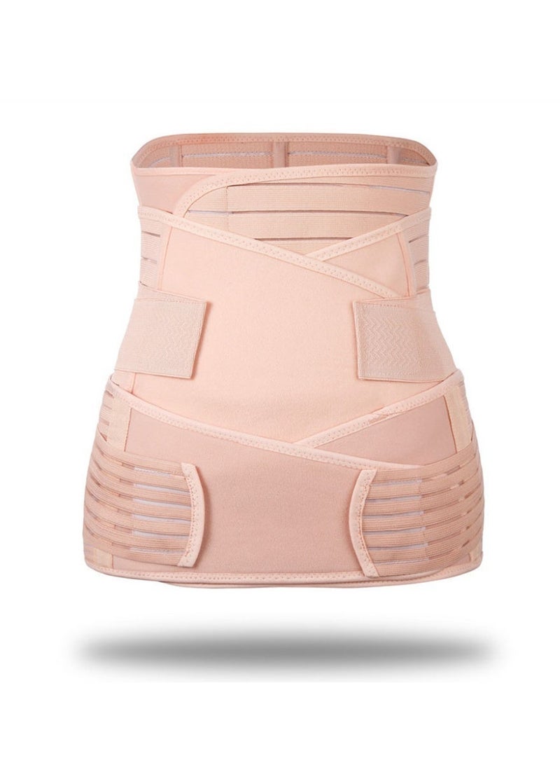 حزام خصر دعم ما بعد الولادة 3-In-1,قابلة للتعديل حزام الإنعاش لمرحلة ما بعد الولادة,التجليد البطني،الخصر، الحوض،& حمالةمجموعة الدعمللتعافي بعد الولادة -مريح، قابل للتنفس - Image 4